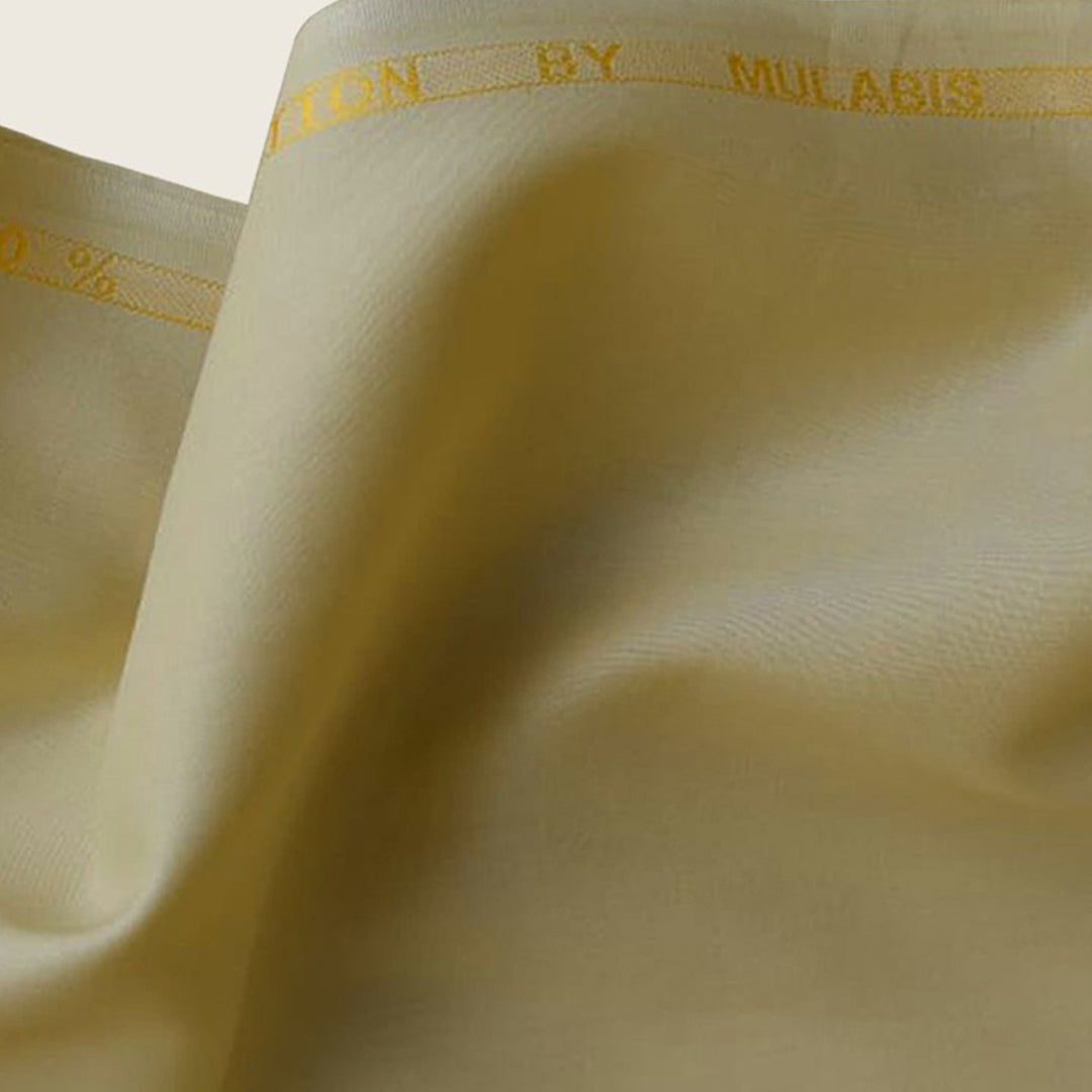 Biscuit Color | Cotton | Men Unstitched Suit