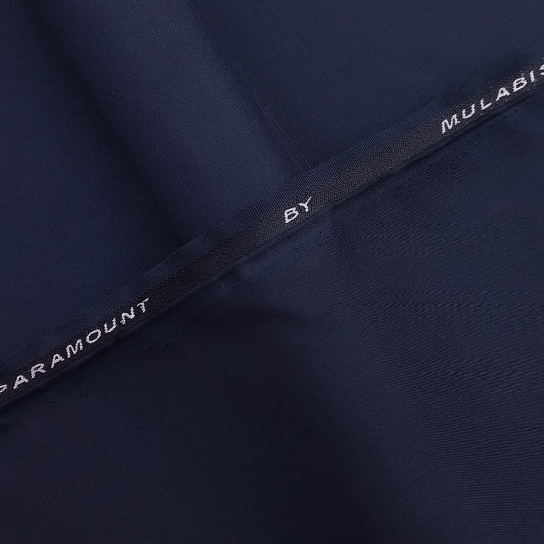 Royal Blue | Slub Design | Men Unstitched Suit