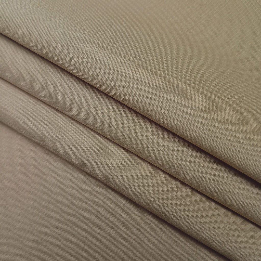 Beige Khaki | Self Rod Design | Unstitched Suit