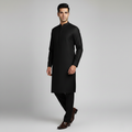 Black Color | Men Unstitched Suit