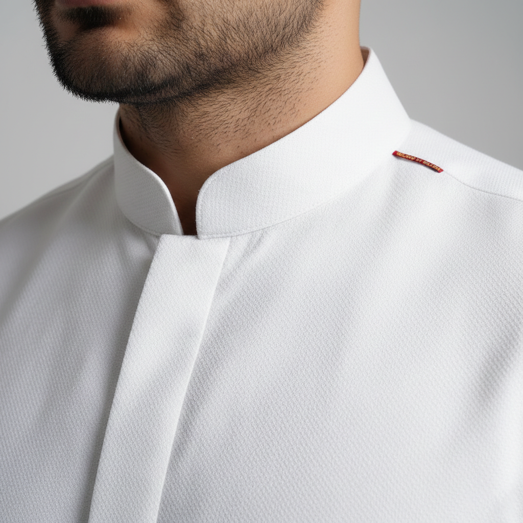 White| Self Design | Men Unstitched Suit
