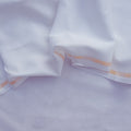 White | Cotton | Men Unstitched Suit